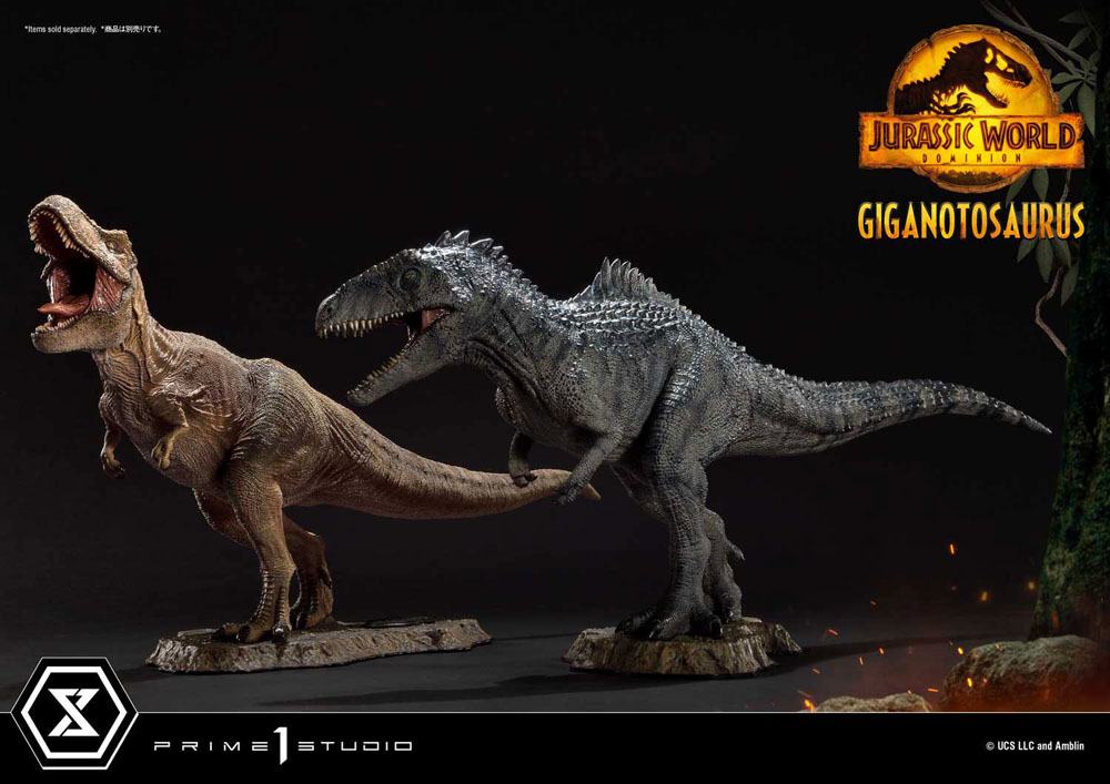 Jurassic World : Le Monde d'après statuette Prime Collectibles 1/38 Giganotosaurus Toy Version 22 cm