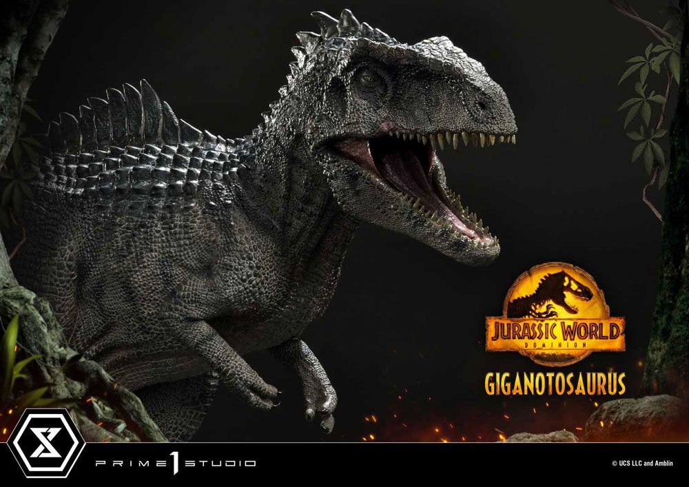 Jurassic World : Le Monde d'après statuette Prime Collectibles 1/38 Giganotosaurus Toy Version 22 cm
