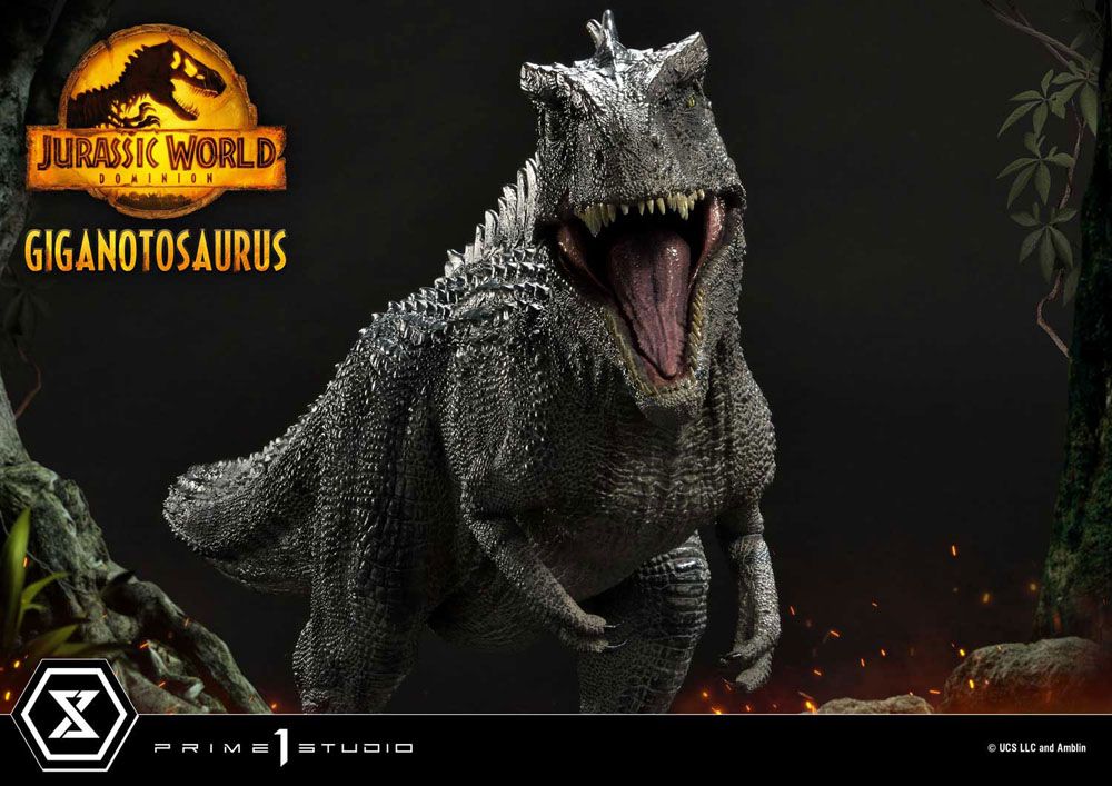 Jurassic World : Le Monde d'après statuette Prime Collectibles 1/38 Giganotosaurus Toy Version 22 cm