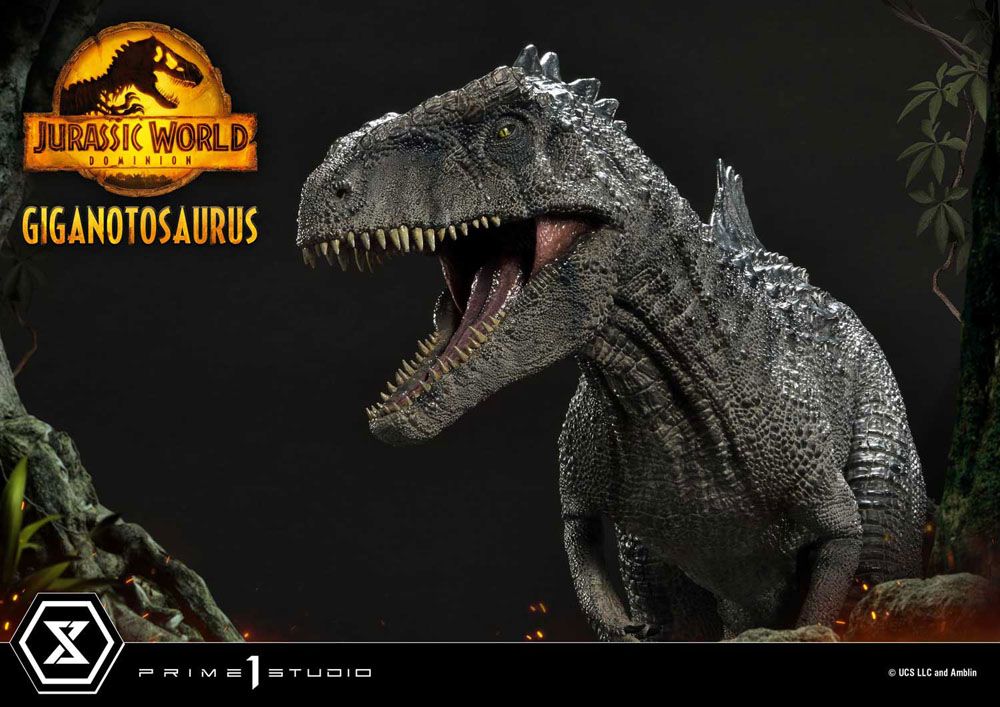 Jurassic World : Le Monde d'après statuette Prime Collectibles 1/38 Giganotosaurus Toy Version 22 cm