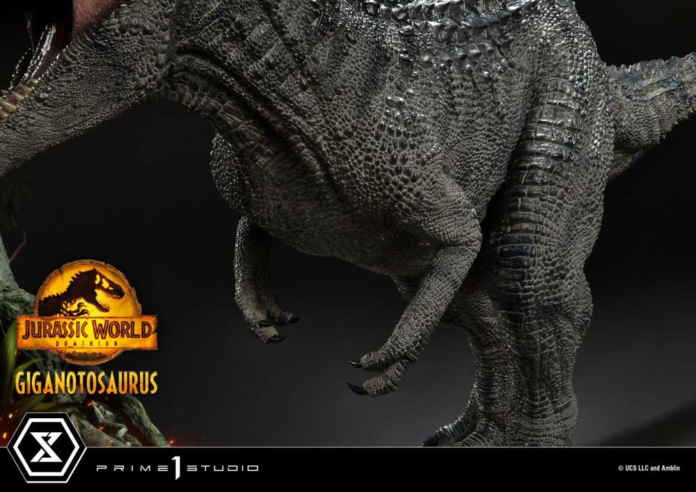 Jurassic World : Le Monde d'après statuette Prime Collectibles 1/38 Giganotosaurus Toy Version 22 cm