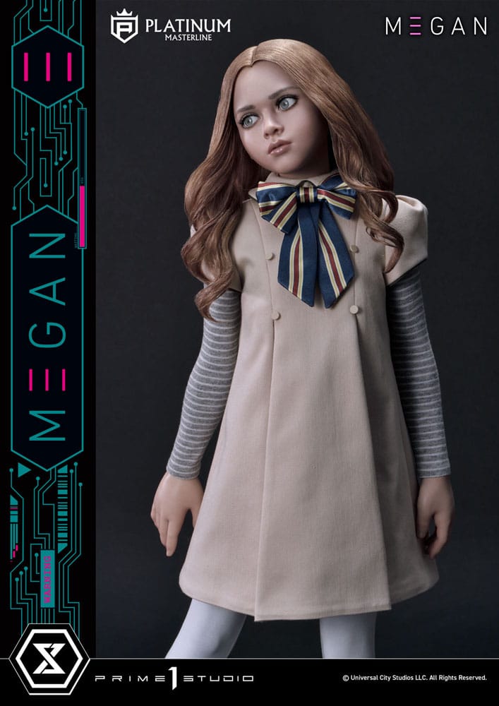 M3gan statuette Platimum Masterline Series 1/3 M3Gan Bonus Version 50 cm