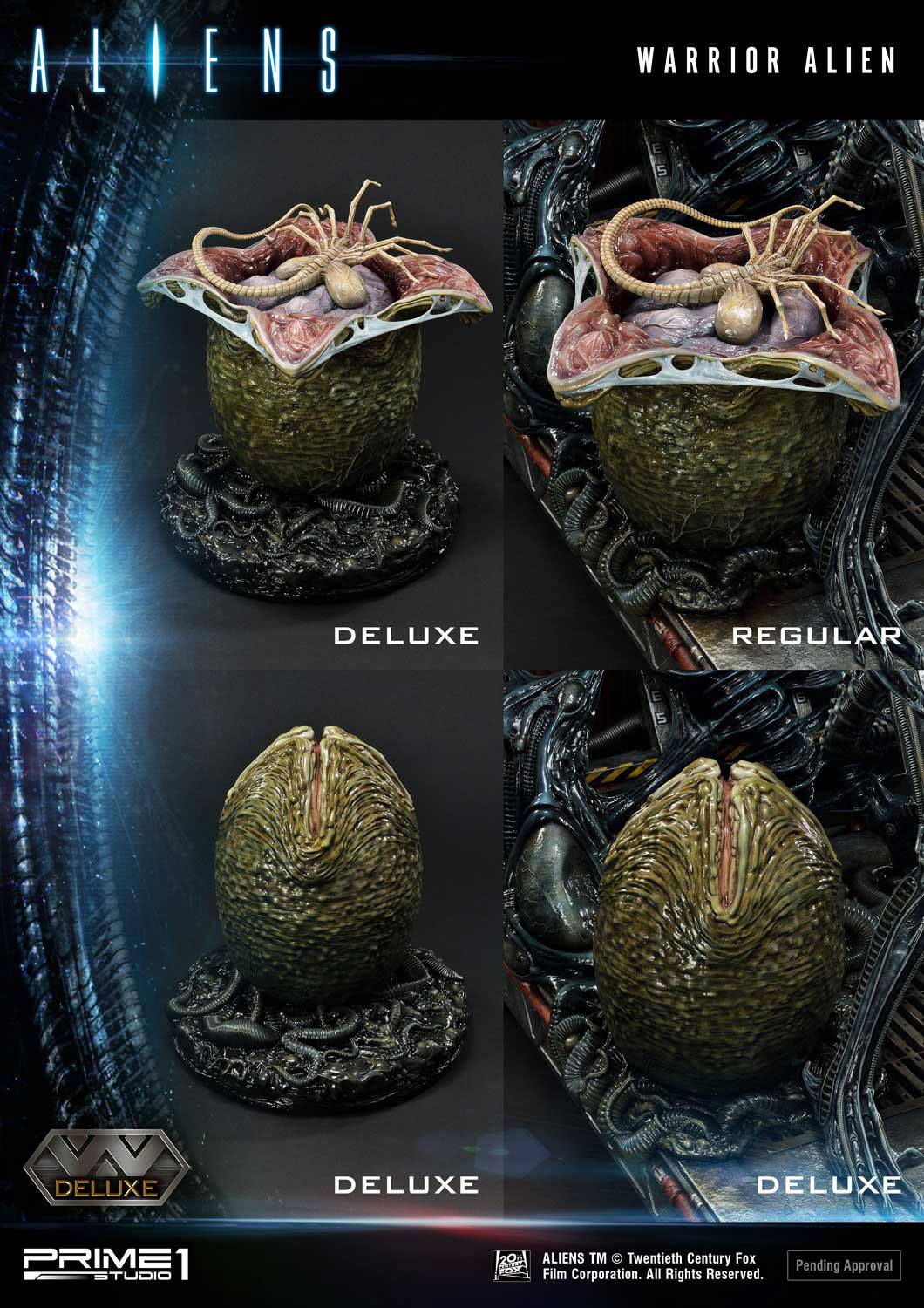 Aliens Premium Masterline Series statuette Warrior Alien Deluxe Bonus Version 67 cm