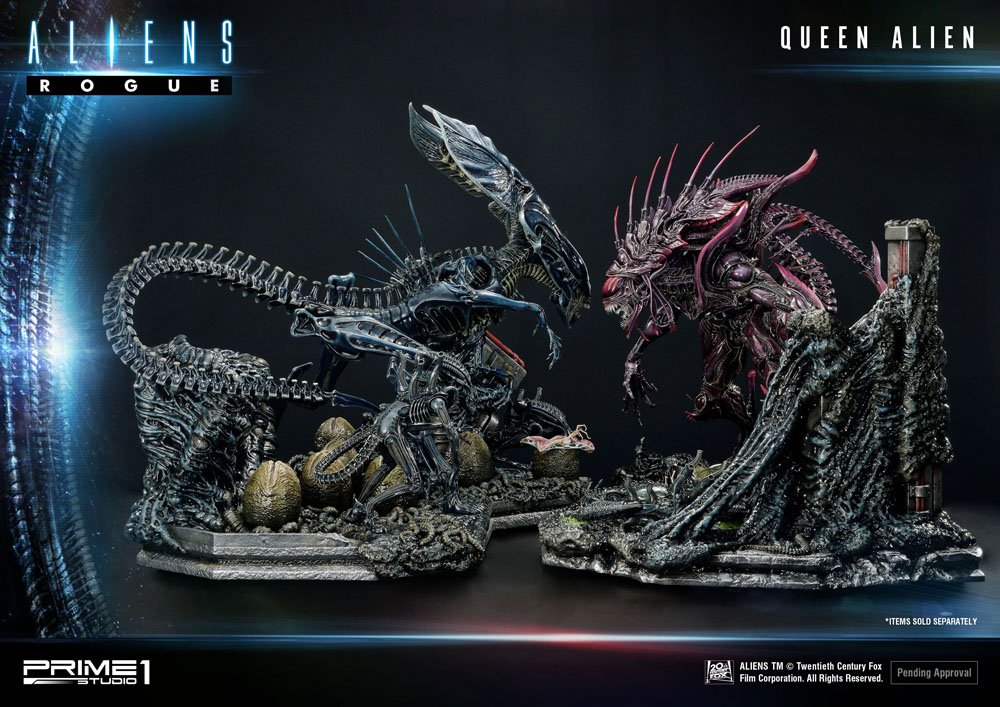 Aliens Premium Masterline Series statuette Queen Alien Battle Diorama 71 cm