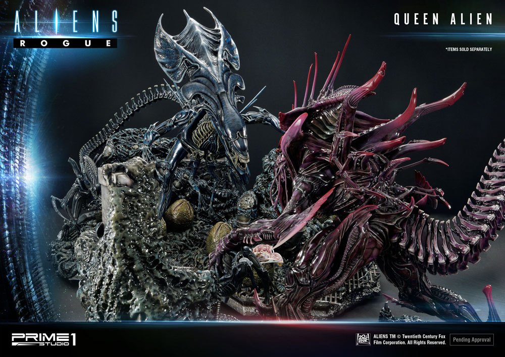 Aliens Premium Masterline Series statuette Queen Alien Battle Diorama 71 cm