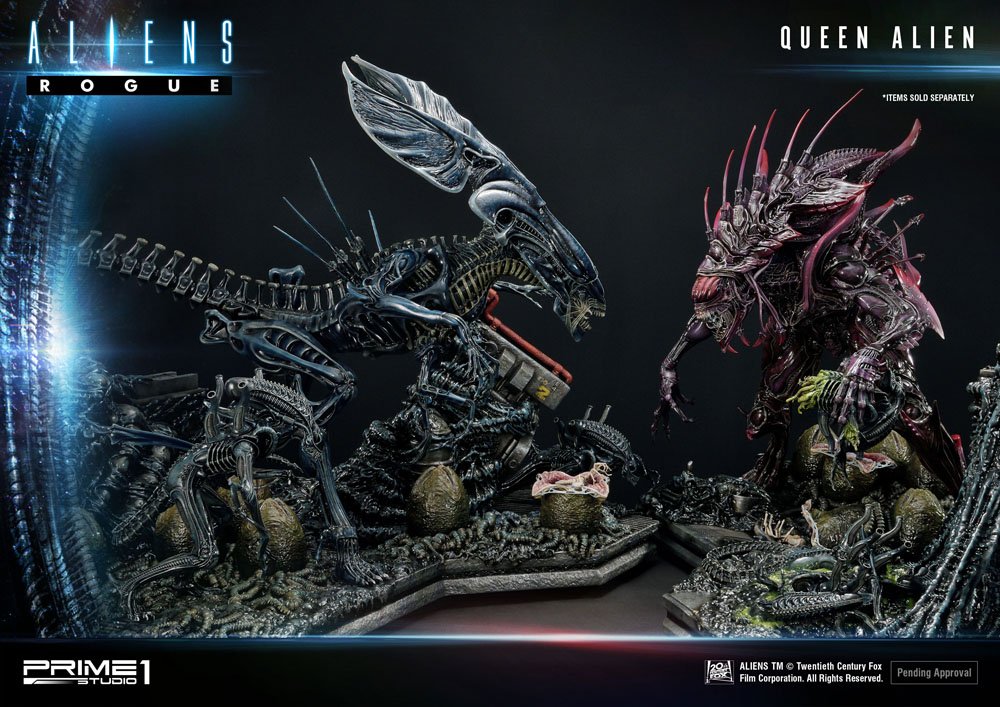 Aliens Premium Masterline Series statuette Queen Alien Battle Diorama 71 cm