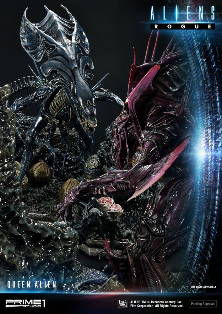 Aliens Premium Masterline Series statuette Queen Alien Battle Diorama 71 cm