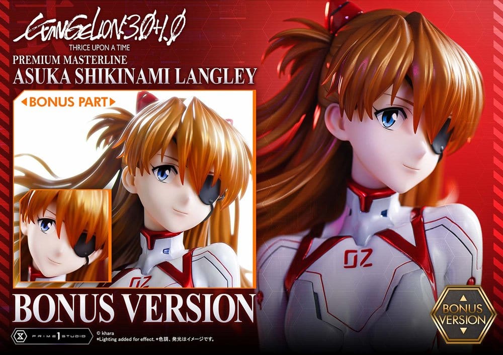 Evangelion: 3.0 + 1.0 Thrice Upon A Time statuette Premium Masterline Series 1/4 Asuka Shikinami Langley Bonus Ver. 46 cm