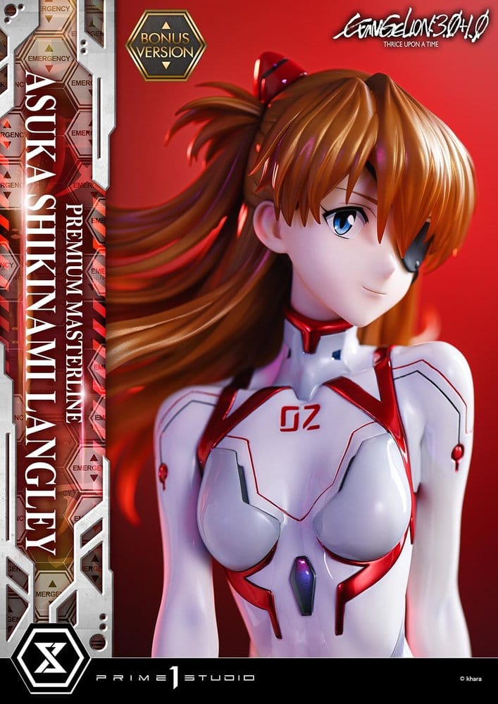 Evangelion: 3.0 + 1.0 Thrice Upon A Time statuette Premium Masterline Series 1/4 Asuka Shikinami Langley Bonus Ver. 46 cm