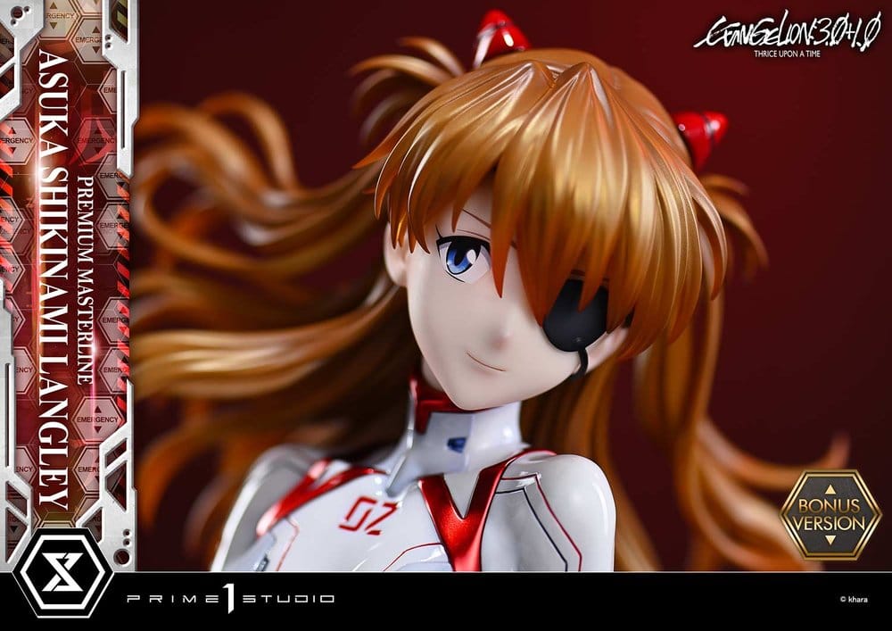 Evangelion: 3.0 + 1.0 Thrice Upon A Time statuette Premium Masterline Series 1/4 Asuka Shikinami Langley Bonus Ver. 46 cm