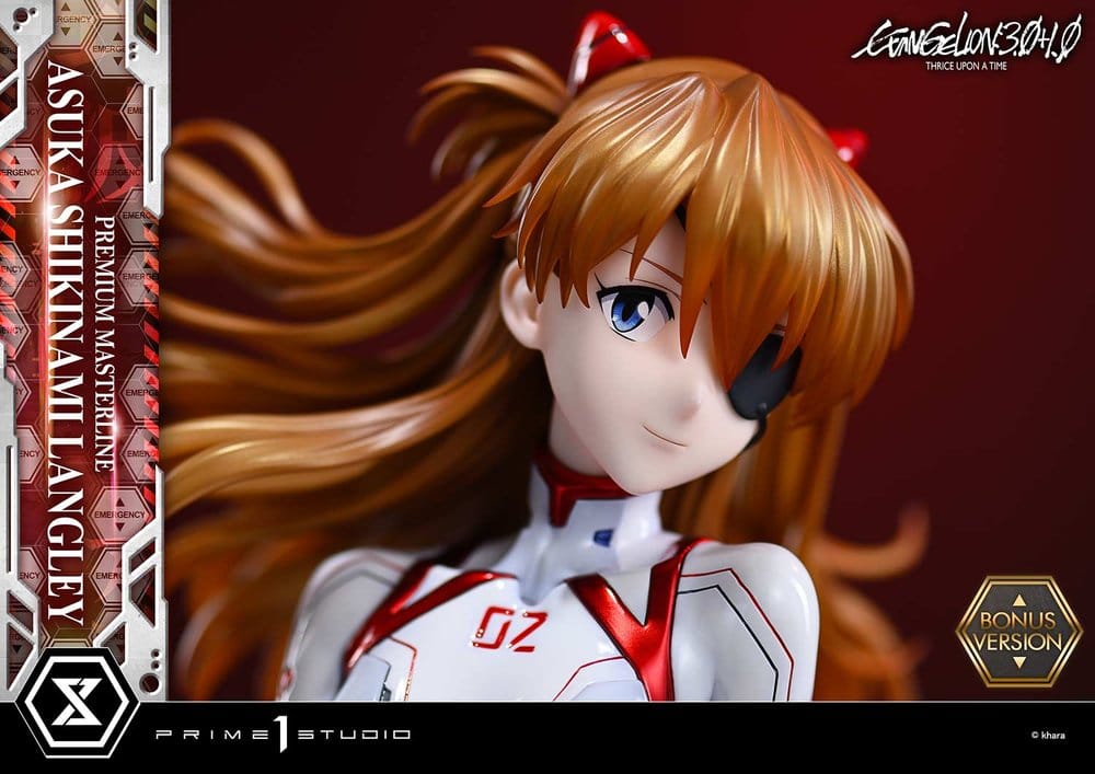 Evangelion: 3.0 + 1.0 Thrice Upon A Time statuette Premium Masterline Series 1/4 Asuka Shikinami Langley Bonus Ver. 46 cm