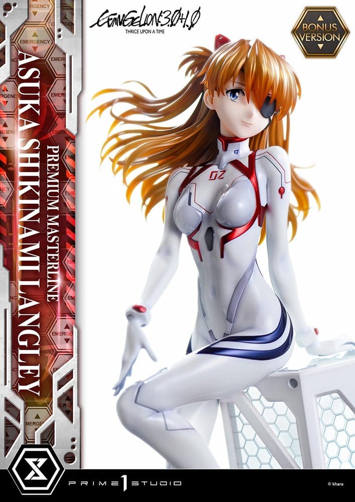 Evangelion: 3.0 + 1.0 Thrice Upon A Time statuette Premium Masterline Series 1/4 Asuka Shikinami Langley Bonus Ver. 46 cm