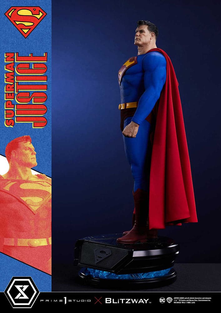DC Comics statuette Premium Masterline Series 1/4 Superman Justice Comics 57 cm