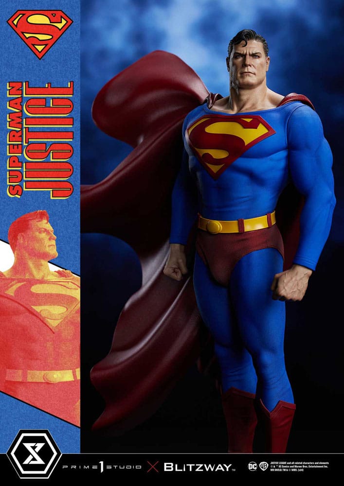 DC Comics statuette Premium Masterline Series 1/4 Superman Justice Comics 57 cm