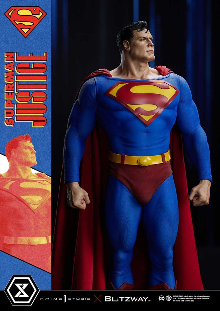 DC Comics statuette Premium Masterline Series 1/4 Superman Justice Comics 57 cm