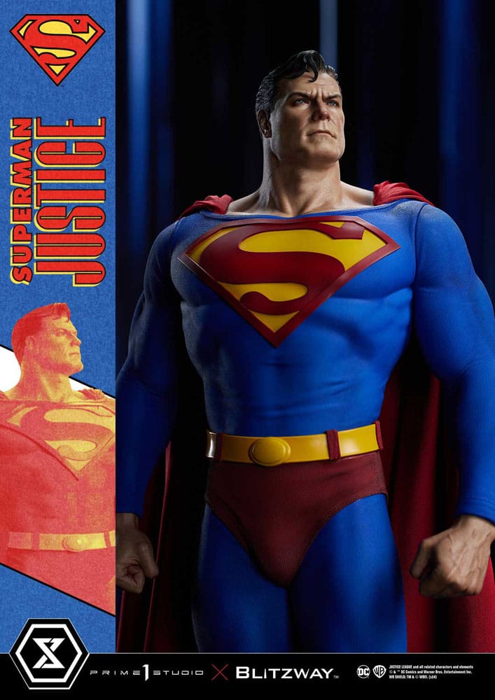 DC Comics statuette Premium Masterline Series 1/4 Superman Justice Comics 57 cm