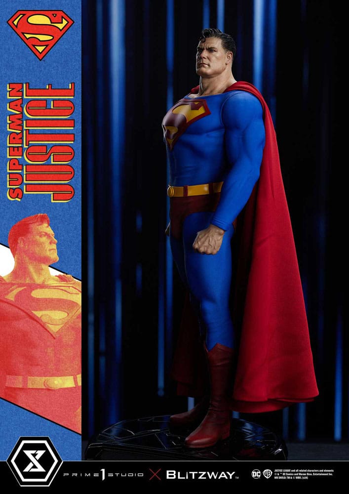 DC Comics statuette Premium Masterline Series 1/4 Superman Justice Comics 57 cm