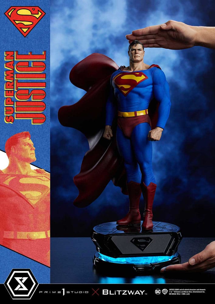 DC Comics statuette Premium Masterline Series 1/4 Superman Justice Comics 57 cm