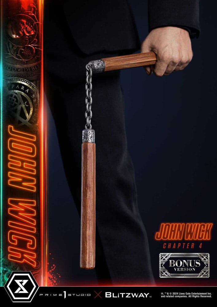 John Wick Chapter 4 statuette Ultimate Premium Masterline Series 1/4 John Wick Deluxe Bonus Version 54 cm