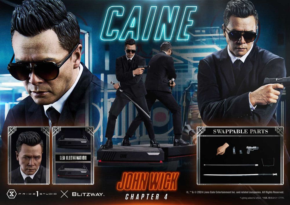 John Wick Chapter 4 statuette Ultimate Premium Masterline Series 1/4 John Wick: Chapter 4 Caine 48 cm