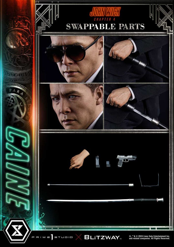 John Wick Chapter 4 statuette Ultimate Premium Masterline Series 1/4 John Wick: Chapter 4 Caine 48 cm