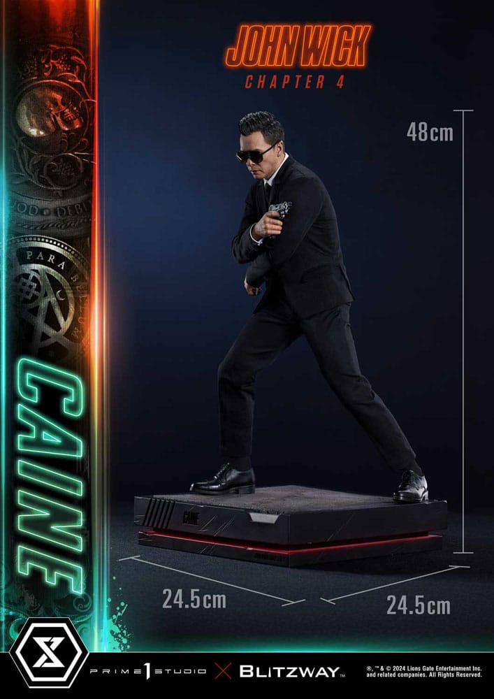 John Wick Chapter 4 statuette Ultimate Premium Masterline Series 1/4 John Wick: Chapter 4 Caine 48 cm