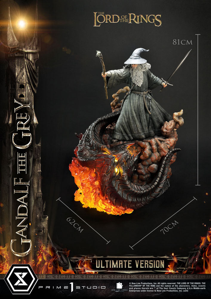 Le Seigneur des Anneaux statuette 1/4 Gandalf le Gris Ultimate Version 81 cm