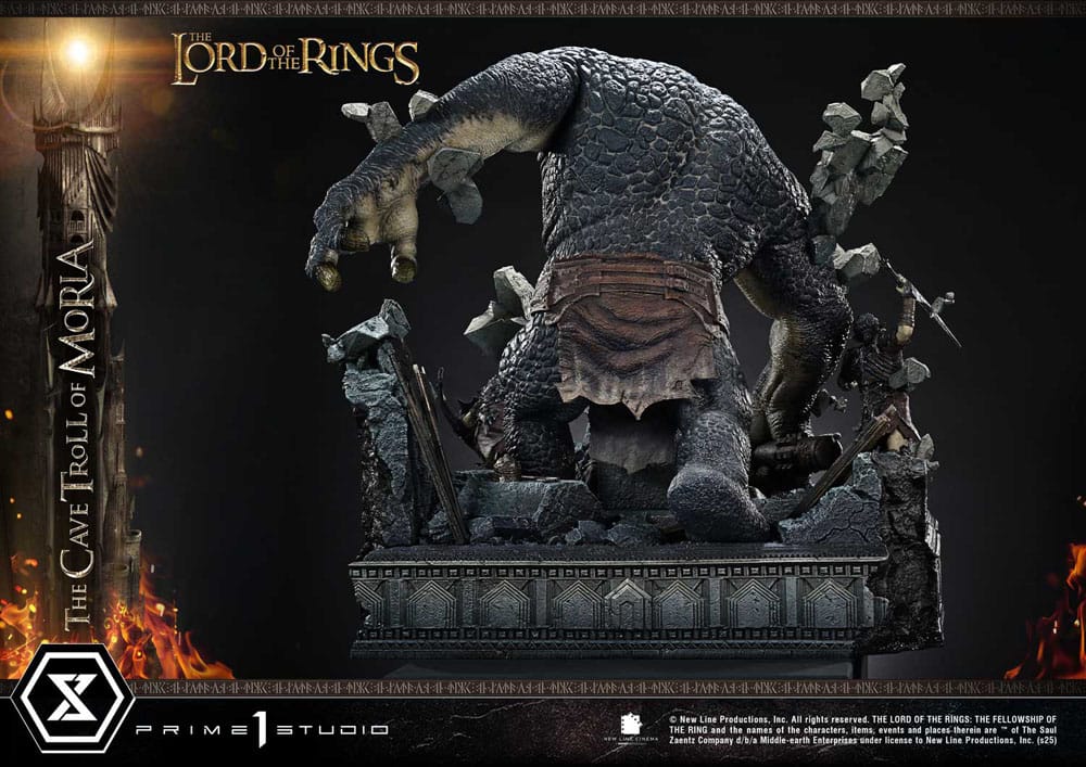 Le Seigneur des anneaux statuette Premium Masterline Series 1/6 Cave Troll of Moria 91 cm