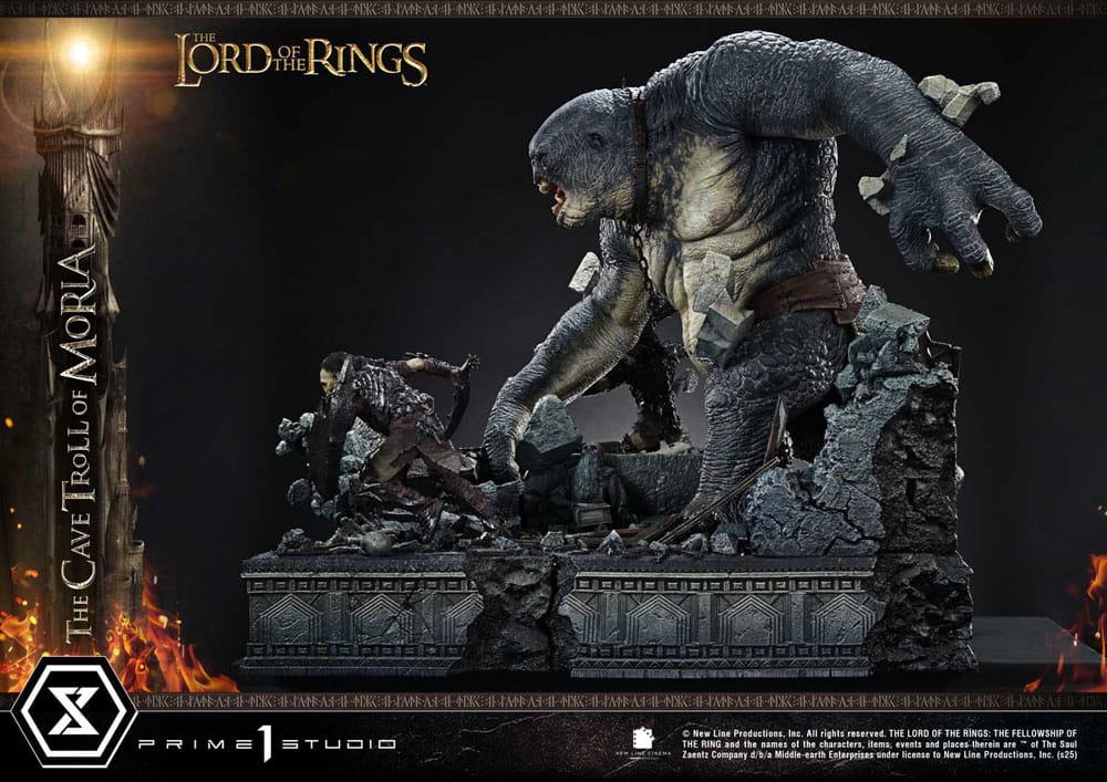 Le Seigneur des anneaux statuette Premium Masterline Series 1/6 Cave Troll of Moria 91 cm