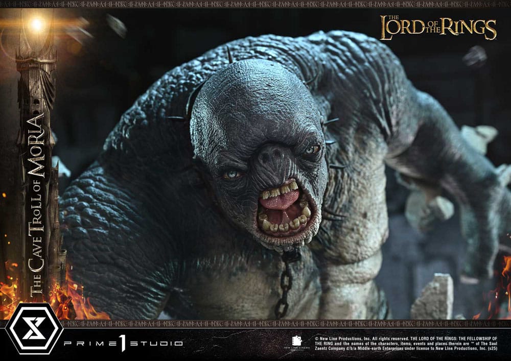 Le Seigneur des anneaux statuette Premium Masterline Series 1/6 Cave Troll of Moria 91 cm