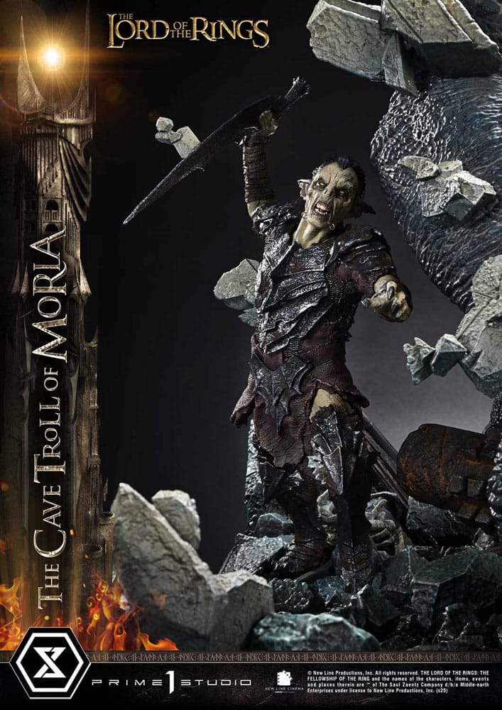 Le Seigneur des anneaux statuette Premium Masterline Series 1/6 Cave Troll of Moria 91 cm
