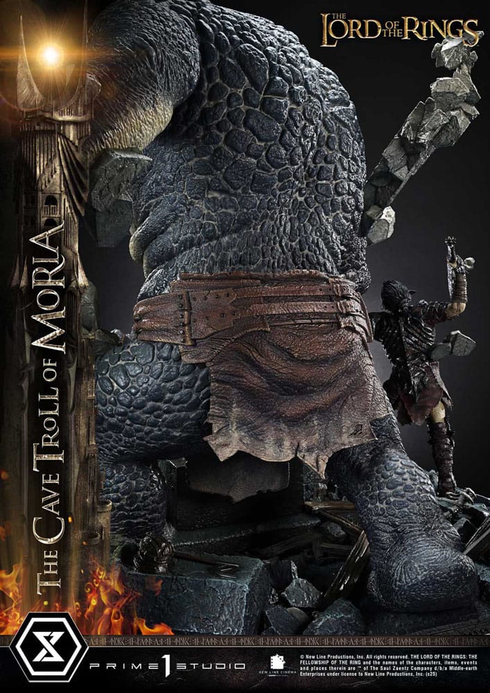 Le Seigneur des anneaux statuette Premium Masterline Series 1/6 Cave Troll of Moria 91 cm