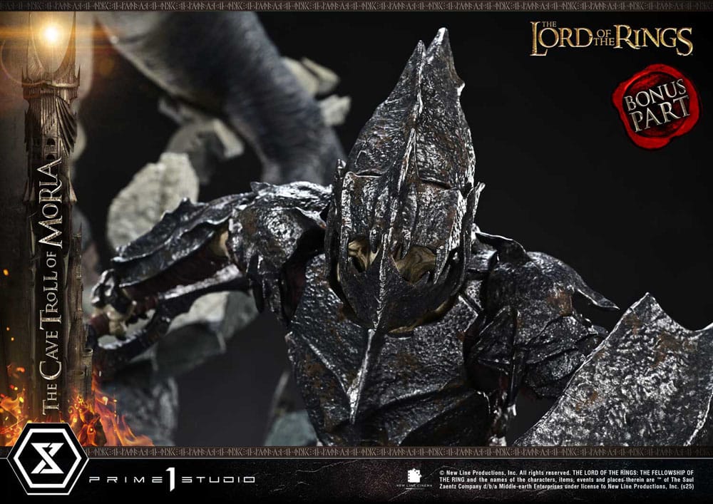 Le Seigneur des anneaux statuette Premium Masterline Series 1/6 Cave Troll of Moria Bonus Version 91 cm