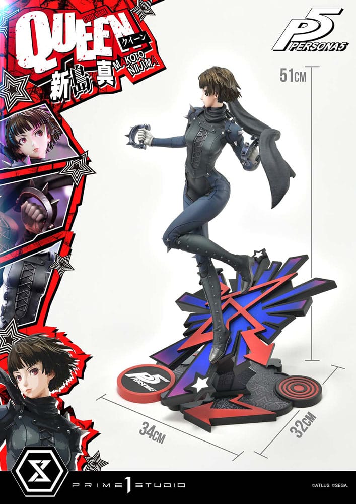 Persona 5 statuette Premium Masterline Series 1/4 Makoto Niijima "Queen" Bonus Version 51 cm
