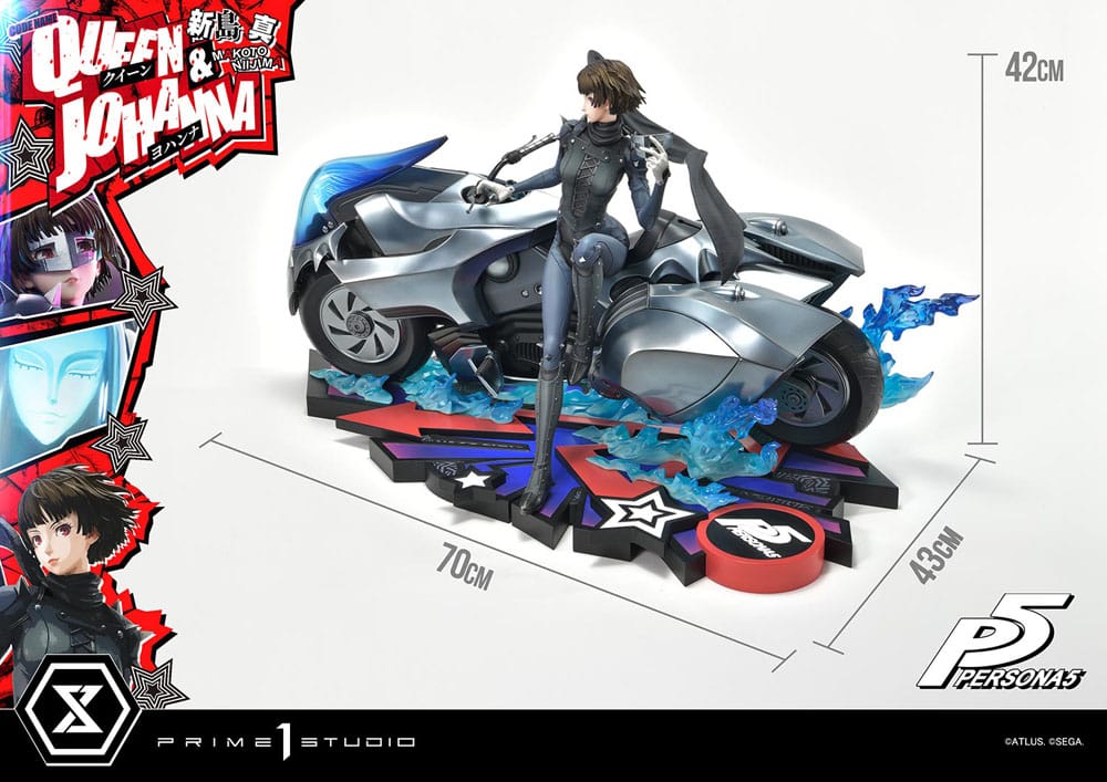 Persona 5 statuette Premium Masterline Series 1/4 Makoto Niijima "Queen" & Johanna Bonus Version 42 cm