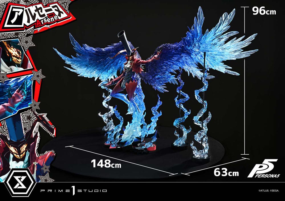 Shin Megami Tensei: Persona 5 statuette Premium Masterline Series 1/4 Arsène 96 cm