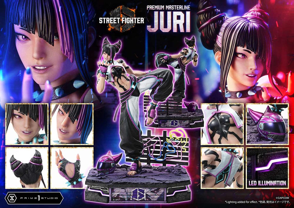 Street Fighter 6 statuette Premium Masterline Series 1/4 Juri 58 cm