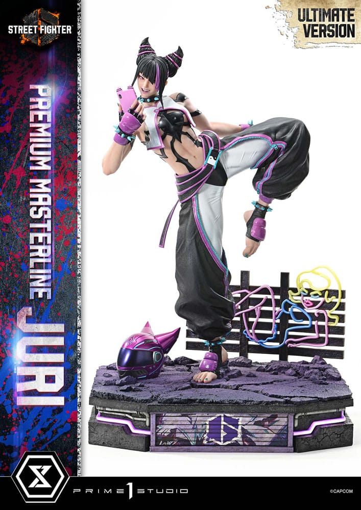 Street Fighter 6 statuette Premium Masterline Series 1/4 Juri Ultimate Version 58 cm