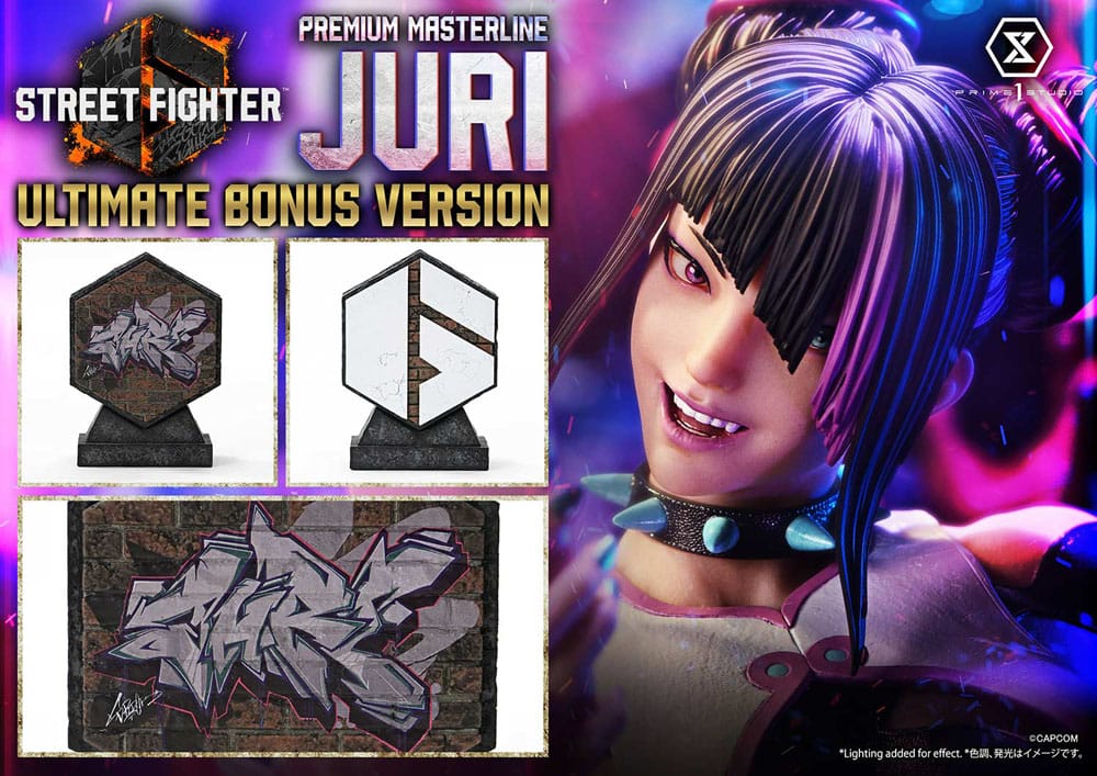 Street Fighter 6 statuette Premium Masterline Series 1/4 Juri Ultimate Bonus Version 58 cm
