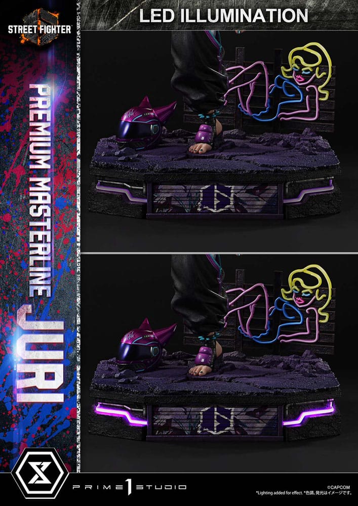 Street Fighter 6 statuette Premium Masterline Series 1/4 Juri Ultimate Bonus Version 58 cm
