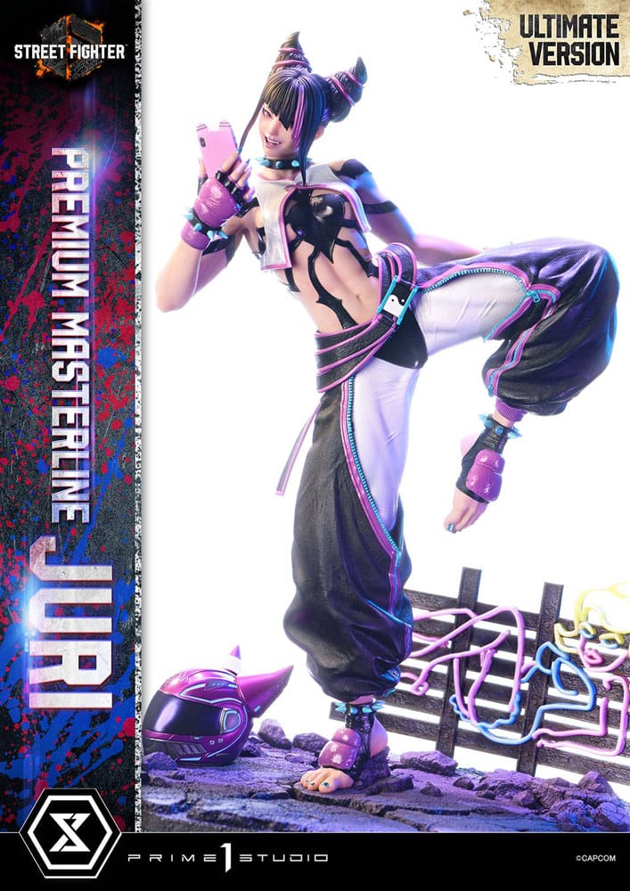 Street Fighter 6 statuette Premium Masterline Series 1/4 Juri Ultimate Bonus Version 58 cm