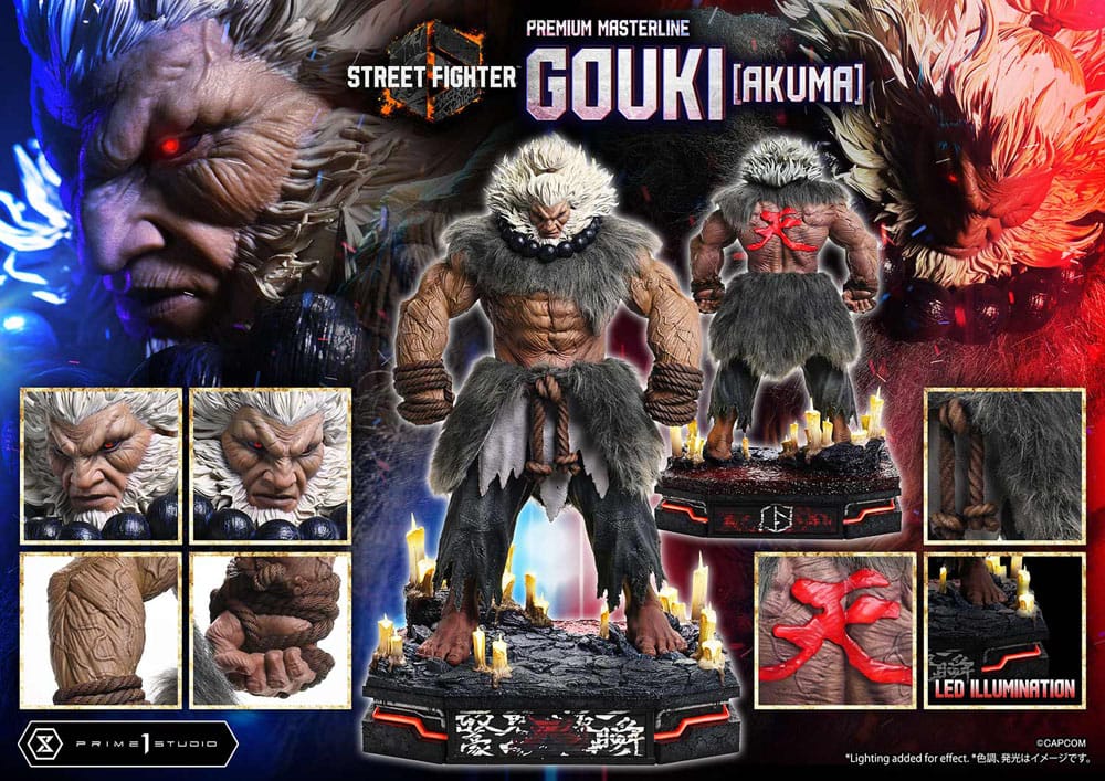 Street Fighter 6 statuette Premium Masterline Series 1/4 Akuma Regular Version 60 cm