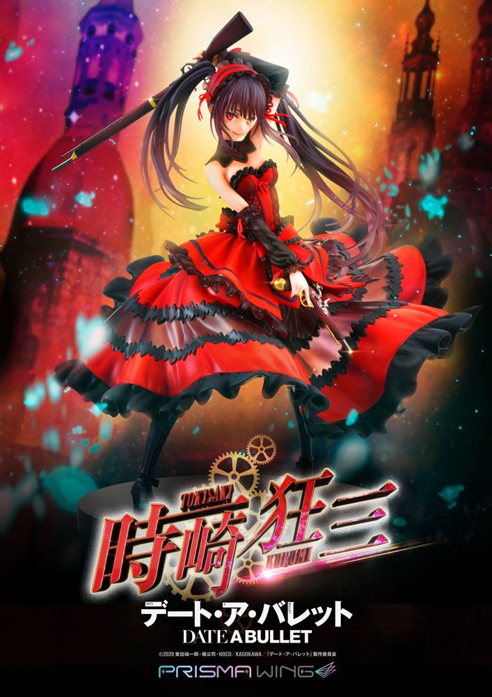 Date A Live Fragment: Date A Bullet statuette PVC 1/7 Prisma Wing Kurumi Tokisaki 27 cm