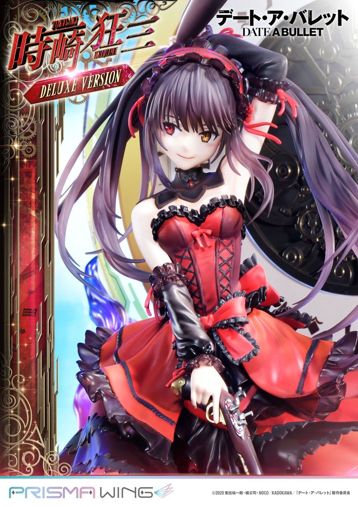 Date A Live Fragment: Date A Bullet statuette PVC 1/7 Prisma Wing Kurumi Tokisaki Deluxe Version 37 cm