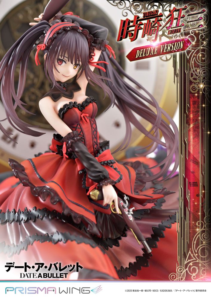 Date A Live Fragment: Date A Bullet statuette PVC 1/7 Prisma Wing Kurumi Tokisaki Deluxe Version 37 cm