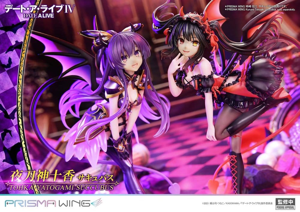 Date A Live Dead statuette PVC 1/7 Prisma Wing Tohka Yatogami succubus 25 cm