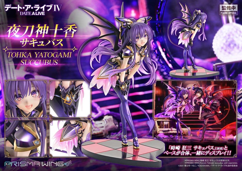Date A Live Dead statuette PVC 1/7 Prisma Wing Tohka Yatogami succubus 25 cm