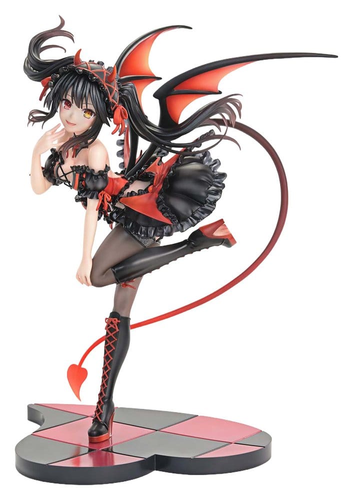 Date A Live Dead statuette PVC 1/7 Prisma Wing Kurumi Tokisaki succubus 25 cm