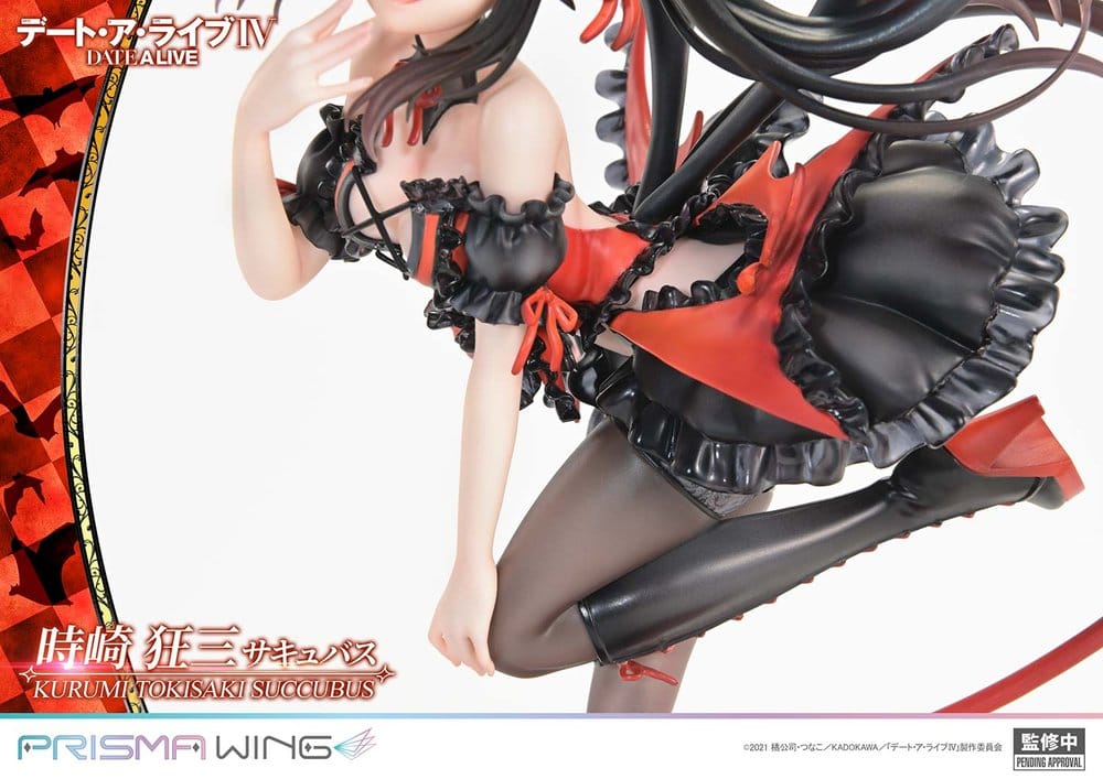 Date A Live Dead statuette PVC 1/7 Prisma Wing Kurumi Tokisaki succubus 25 cm