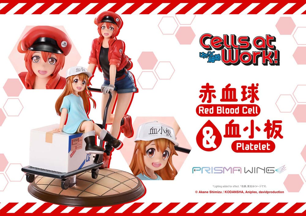Cells at Work statuette PVC Red Blood Cell & Platelet  26 cm